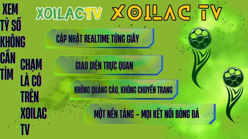 Lý do nên xem kết quả bóng đá hôm nay trực tuyến tại Xoilac TV